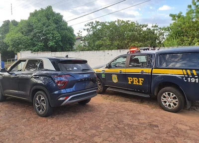 Carro foi apreendido