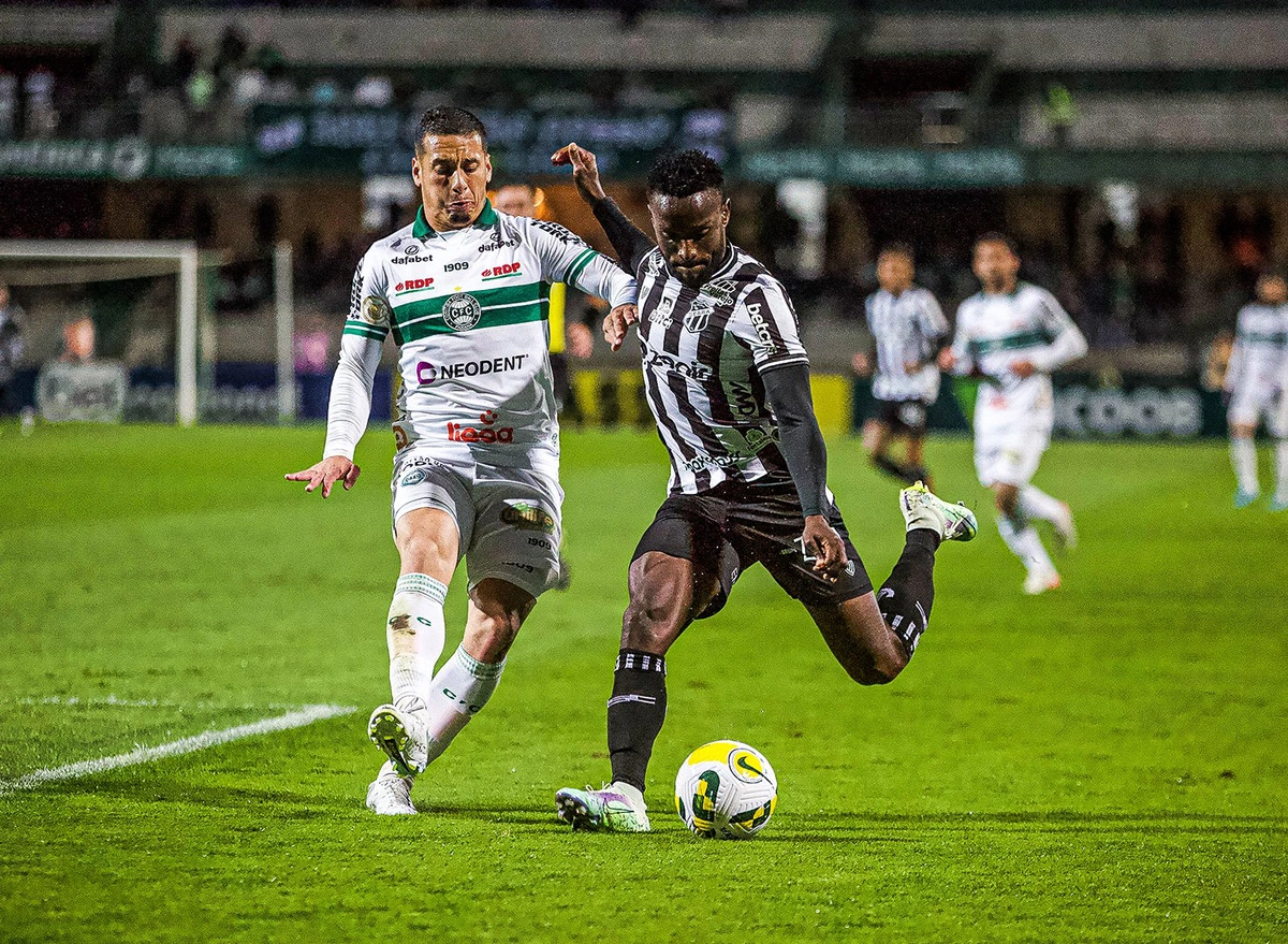 Ceará e Coritiba pelo Brasileirão Série A