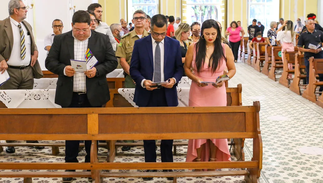 Celebração religiosa em comemoração ao Dia do Piauí