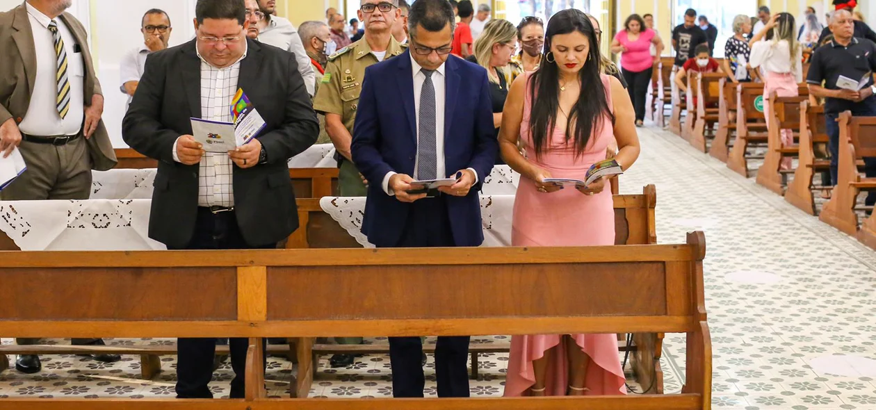 Celebração religiosa em comemoração ao Dia do Piauí