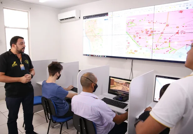 Centro de monitoramento da ETURB