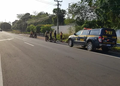 Ciclista é atropelado na BR 343 em Teresina