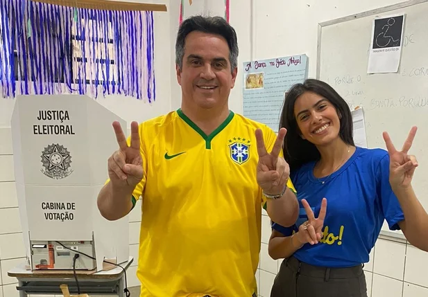 Ciro Nogueira ao lado da filha Eliane