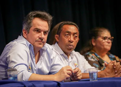 Ciro Nogueira ao lado de Joel Rodrigues