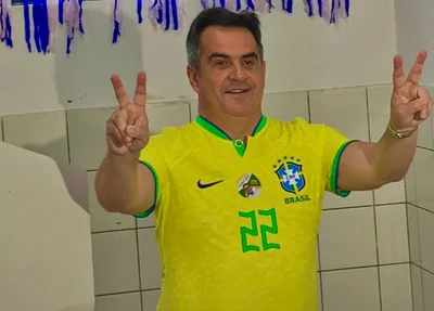 Ciro Nogueira no local de votação