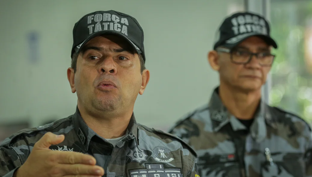 Comandante Scheiwann Lopes falou dobre o balanço da segurança no Piauí