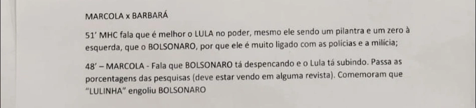 Conversa entre Marcola e Barbará
