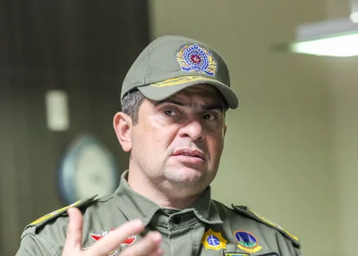 Coronel Scheiwann Lopes, comandante da PM-PI