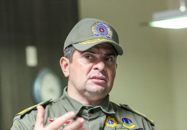 Coronel Scheiwann Lopes, comandante da PM-PI