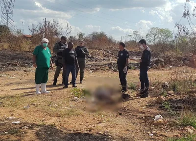 Corpo encontrado em terreno baldio