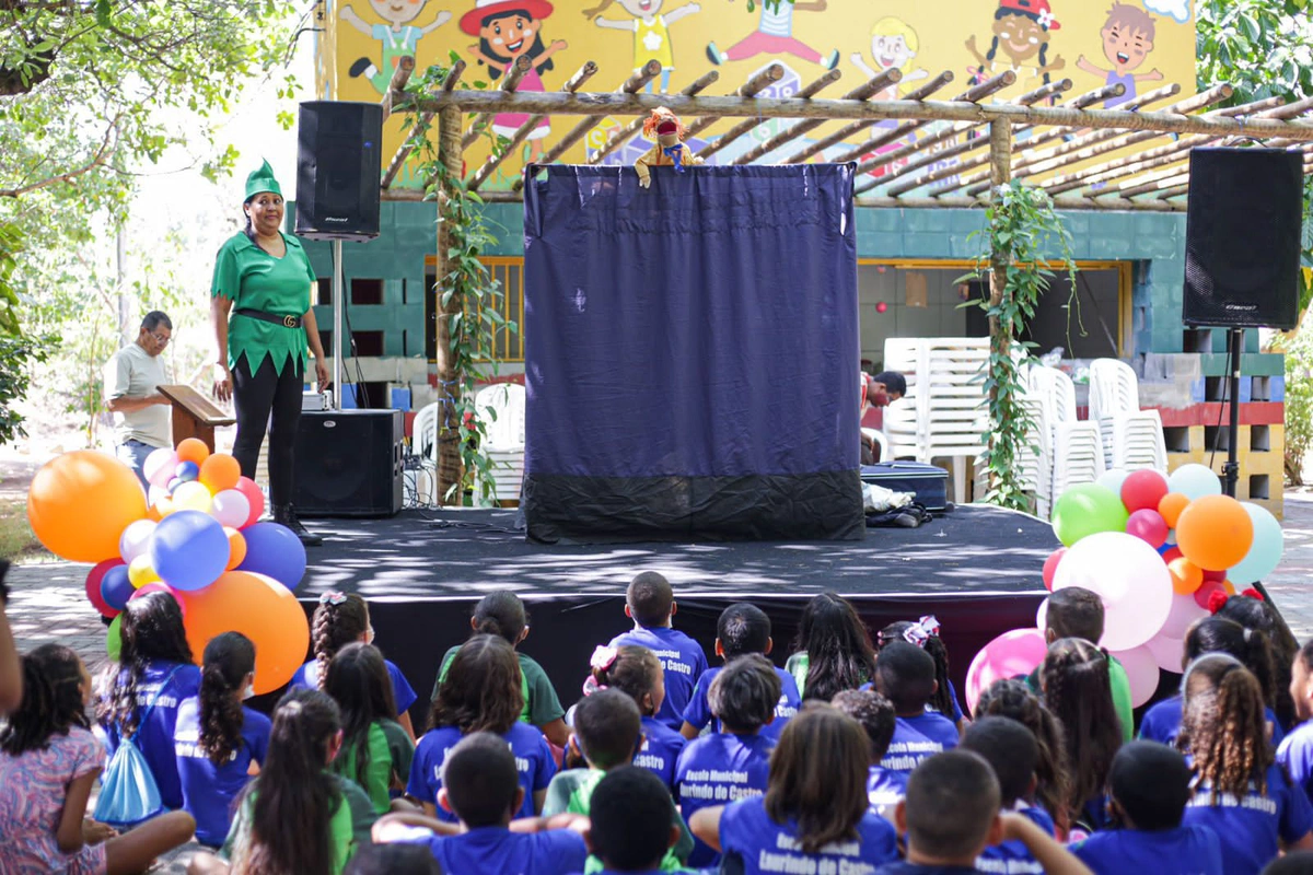 Crianças participaram da programação