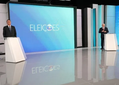 Debate entre Bolsonaro e Lula