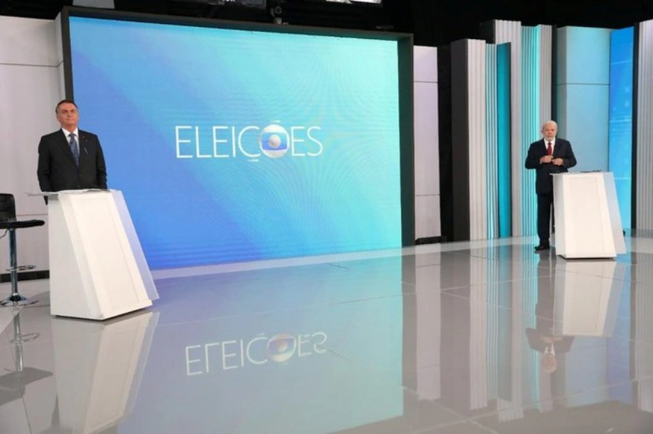 Debate entre Bolsonaro e Lula