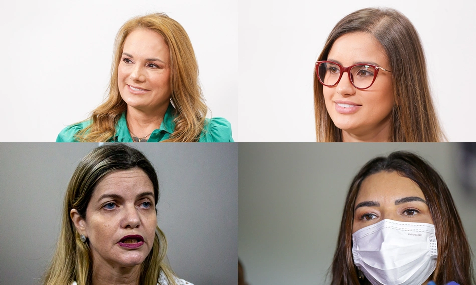 Ana Paula, Bárbara do Firmino, Gracinha Mão Santa e Janainna Marques