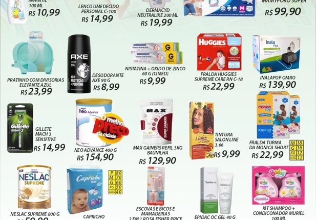 Domingo (09) tem hiper ofertas na Hiperfarmax com delivery grátis