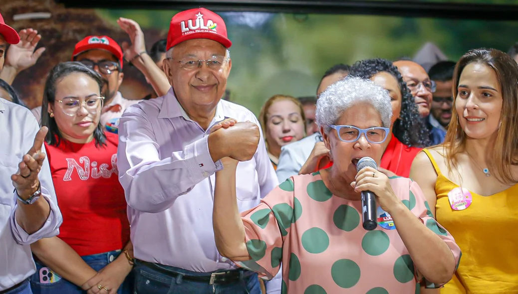 Dr. Pessoa ao lado da governadora Regina Sousa