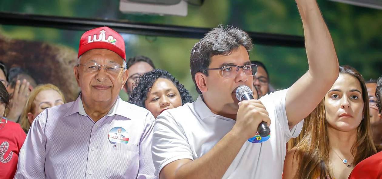 Dr. Pessoa ao lado de Rafael Fonteles
