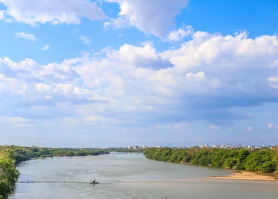 Draga e banco de areia navegabilidade de veículos aquátiocos no trecho