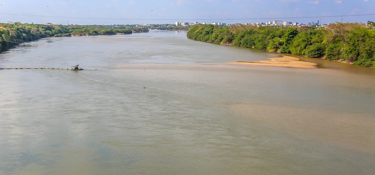 Draga fica localizada no Rio Parnaíba