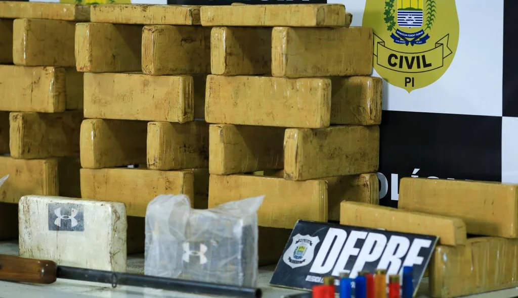 Droga apreendida pela DEPRE em Teresina