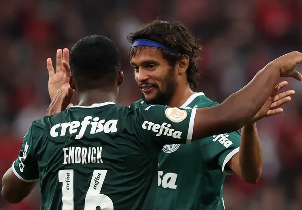 Endrick e Scarpa do Palmeiras