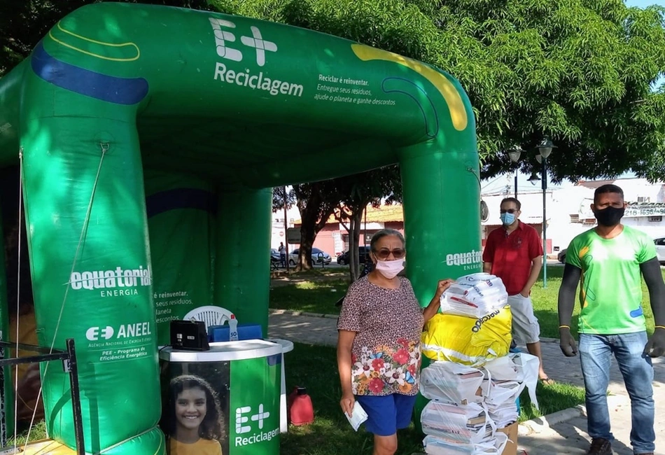 Equatorial Piauí anuncia novos endereços dos postos para descarte de resíduos recicláveis em Teresina