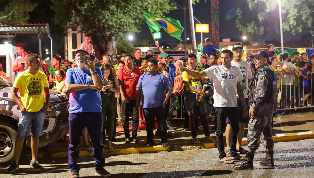 Equipe do presidente montou um forte esquema de segurança