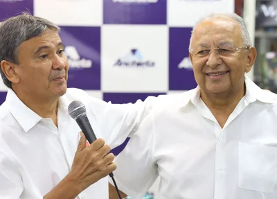 Ex-governador Wellington Dias e prefeito Dr. Pessoa