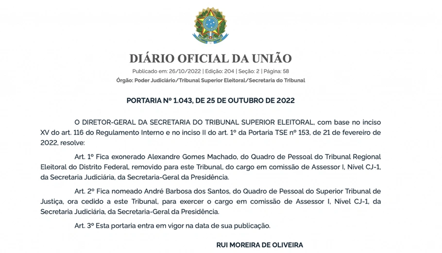 Exoneração do servidor