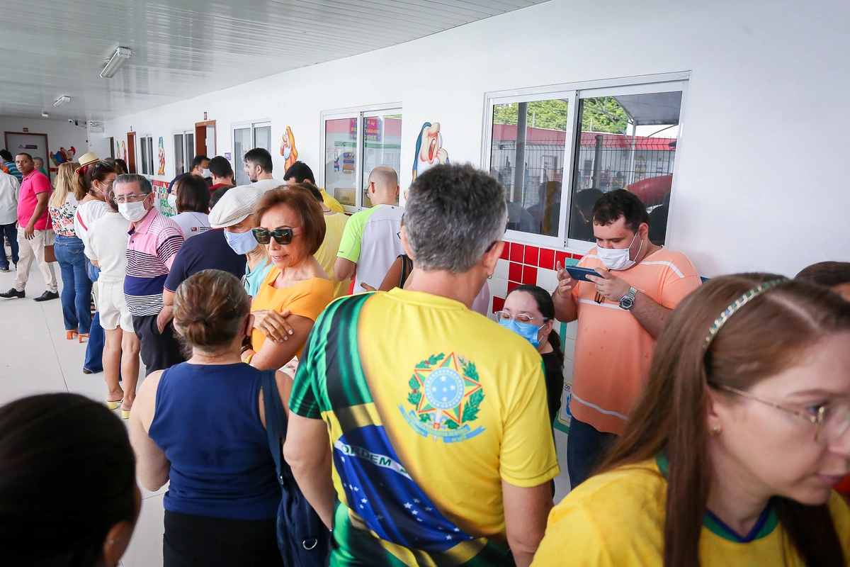 Fila de votação