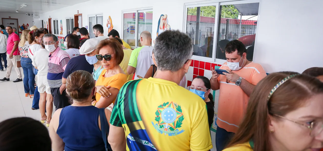 Fila de votação