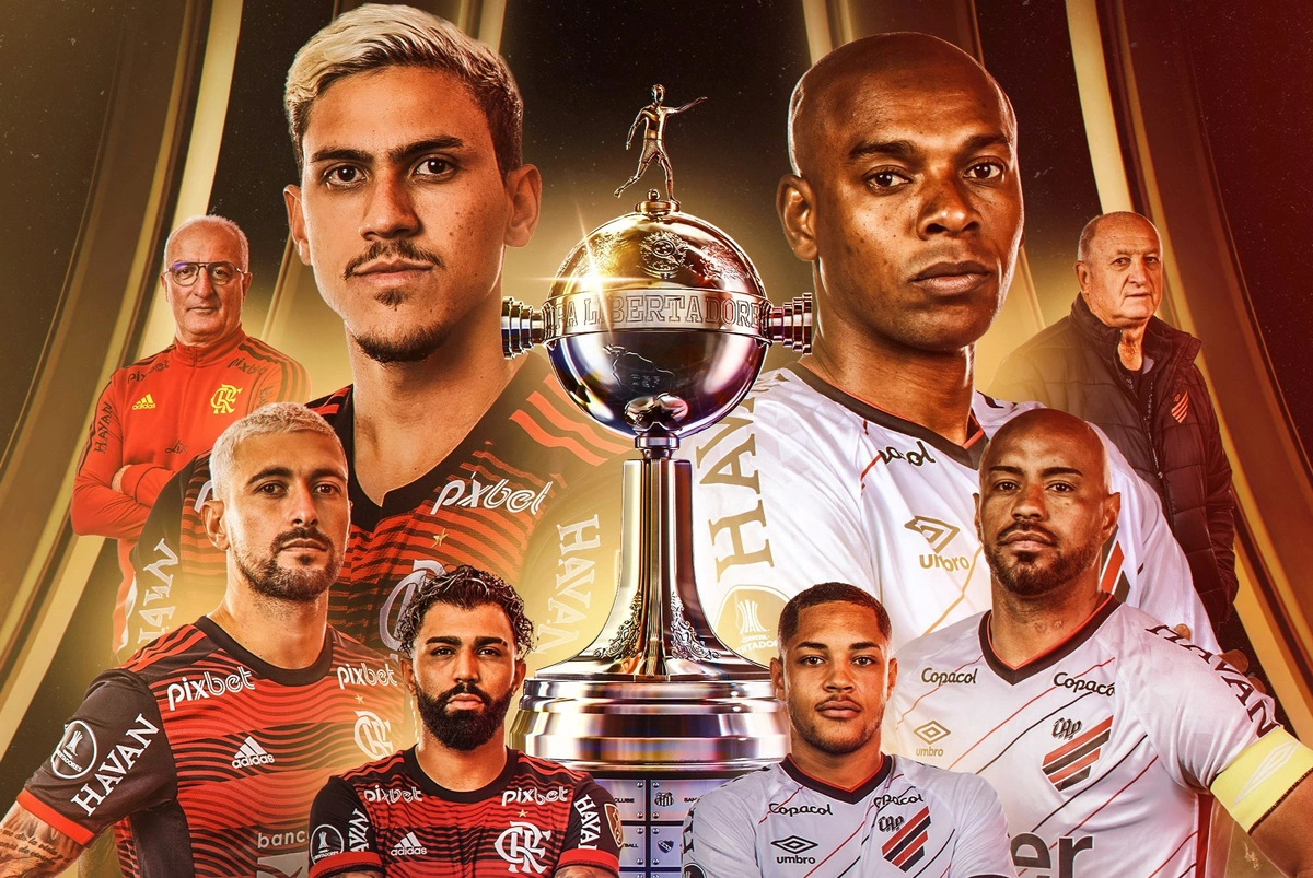 Flamengo e Atlhetico-PR pela final da Libertadores