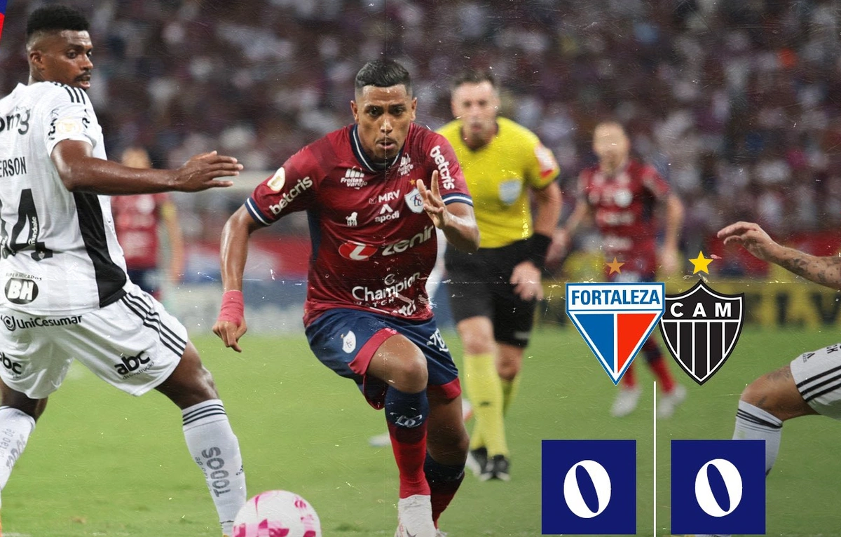 Fortaleza e Atlético-MG pelo Brasileirão Série A