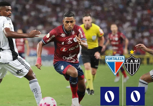 Fortaleza e Atlético-MG pelo Brasileirão Série A