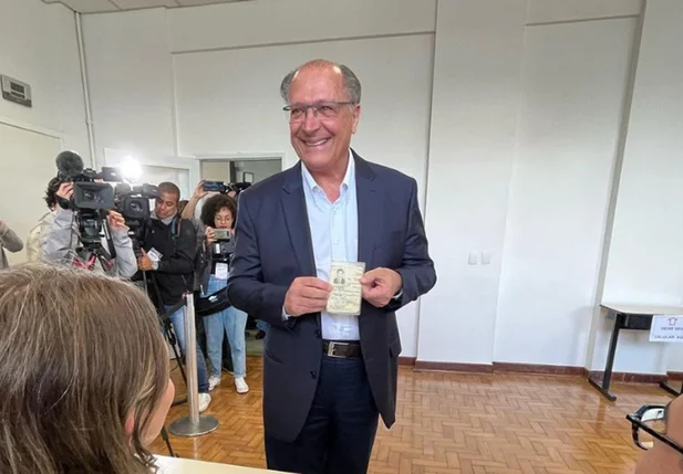 Geraldo Alckmin votou em São Paulo