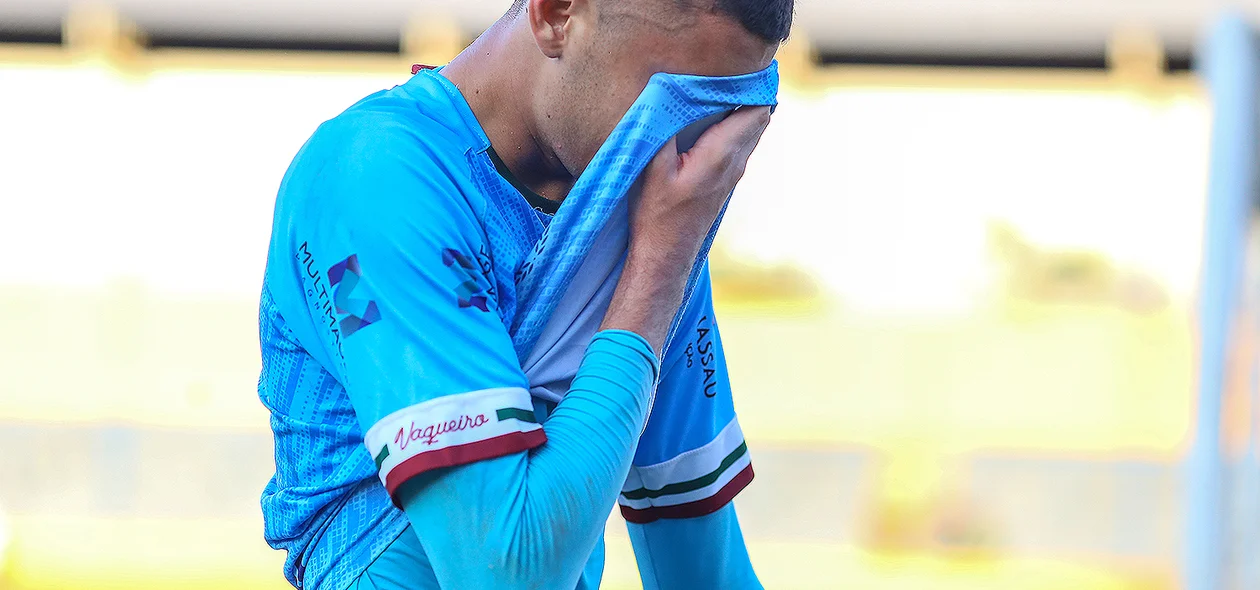Goleiro do Fluminense-PI emocionado