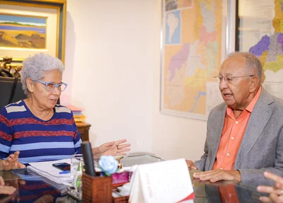 Governadora Regina Sousa e o prefeito Dr. Pessoa