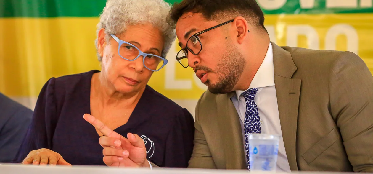Governadora Regina Sousa e Secretário Carlos Edilson