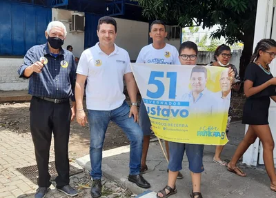 Gustavo Henrique votou na zona norte de Teresina