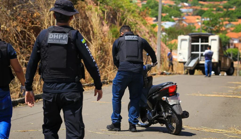 Investigadores apreenderam a motocicleta utilizada pela vítima