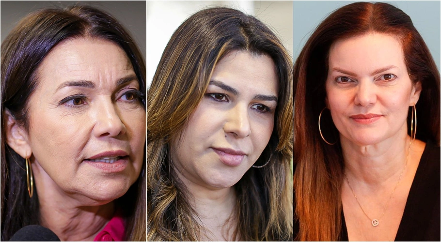 Iracema Portella, Marina Santos e Margarete Coelho
