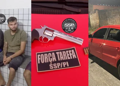 Itens apreendidos no bairro Três Andares