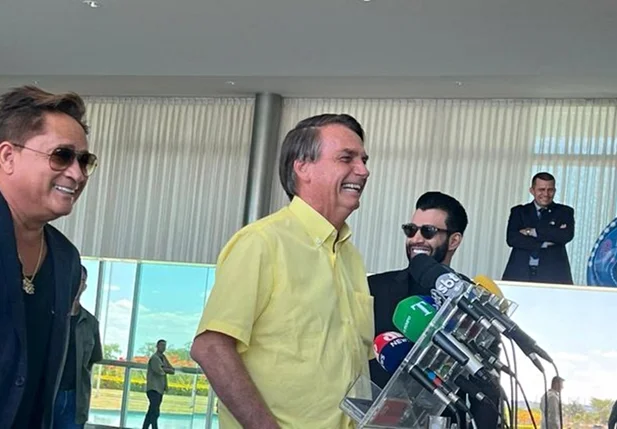 Jair Bolsonaro, Gusttavo Lima e Leonardo