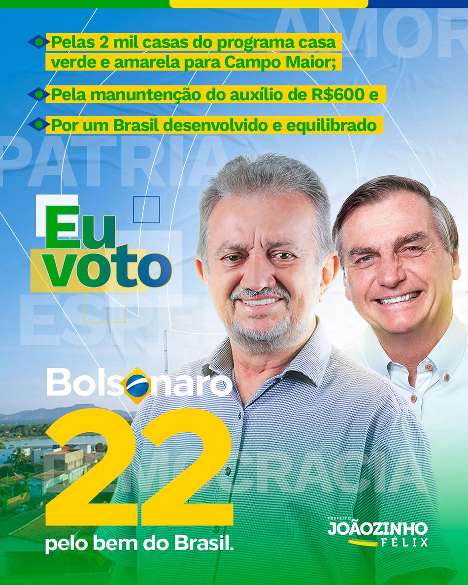 Joãozinho Félix declara apoio a Bolsonaro