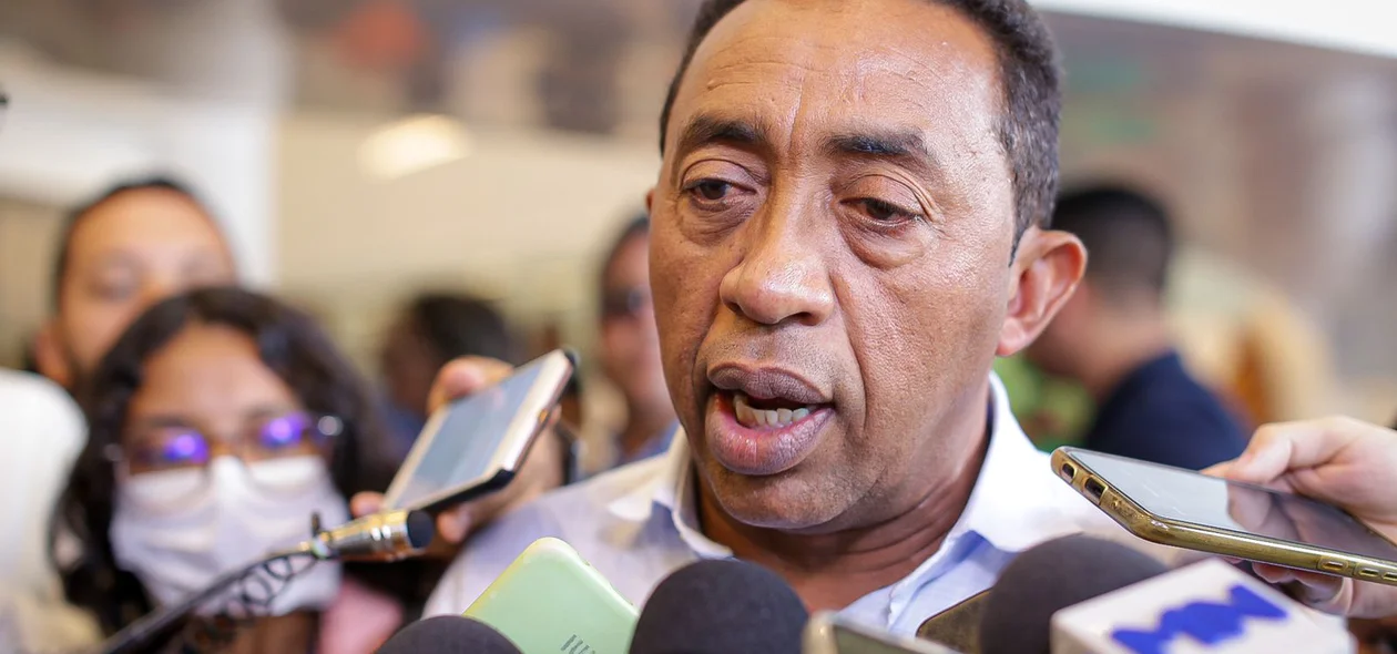 Joel Rodrigues em entrevista à imprensa
