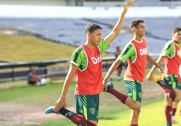 Jogadores do Fluminense-PI