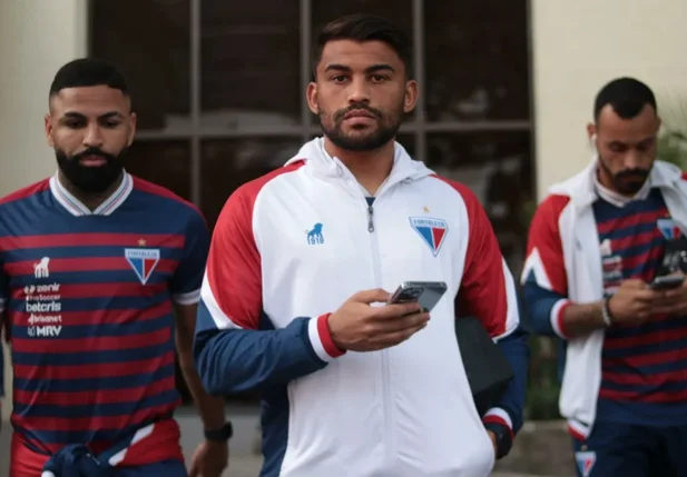 Jogadores do Fortaleza