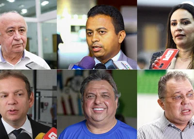 Júlio César, Dr. Francisco, Rejane Dias, Castro Neto, Júlio Arcoverde e Florentino Neto