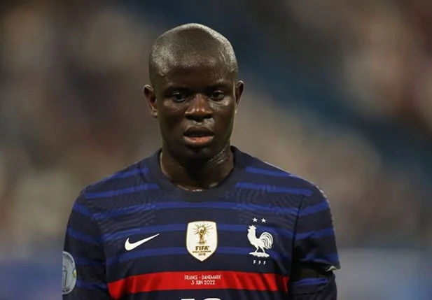 Kanté, volante da seleção francesa e do Chelsea