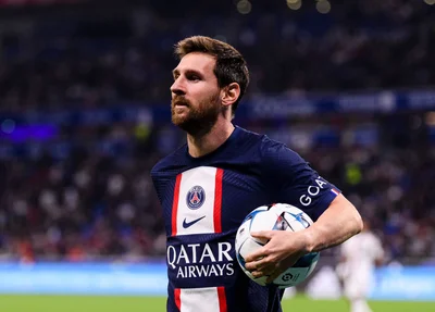 Lionel Messi atuando pelo PSG